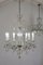 Vintage Crystal and Opaline Glass 7-Light Ceiling Lamp, 1950s, Image 4