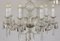 Vintage Crystal and Opaline Glass 7-Light Ceiling Lamp, 1950s 2