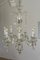Vintage Crystal and Opaline Glass 7-Light Ceiling Lamp, 1950s, Image 11
