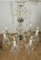 Vintage Crystal and Opaline Glass 7-Light Ceiling Lamp, 1950s 13