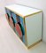 Postmodern Italian Tinted Glass and Brass Sideboard, 1989 6