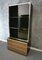Mid-Century Mirrored Glass Display Case & Chest of Drawers by Renato Zevi, 1970s, Set of 2, Image 3