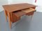 Danish Curved Teak and Oak Desk, 1960s, Image 7