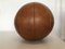 Balón medicinal vintage de 5 kg de cuero, años 30, Imagen 3