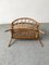 Mid-Century Bamboo and Rattan Magazine Rack, 1950s 6