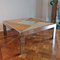 Large Chromed Steel and Split Cane Coffee Table in the Style of MIlo Baughman, 1970s, Image 2