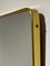 Mid-Century Italian Brass Mirror, 1950s, Immagine 2