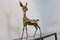 Esculturas de ciervo Bambi grandes de latón, años 70. Juego de 2, Imagen 2
