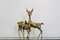 Grandes Sculptures de Cerf Bambi en Laiton, 1970s, Set de 2 6