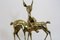 Large Bambi Brass Deer Sculptures, 1970s, Set of 2 4