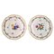Antique Meissen Deep Plates in Pierced Porcelain with Floral Motifs, Set of 2, Image 1