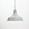 Industrial Pendant Light Shade Grey from Benjamin, 1950s, Image 1