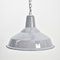 Industrial Pendant Light Shade Grey from Benjamin, 1950s, Image 4