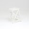 Walk the Line White Stool by Deevie Vermetten for Fermetti Atelier Belge, 2012, Image 1