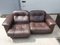 Brown Leather 2-Seater Sofas from de Sede, 1983, Set of 2 4