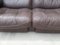 Brown Leather 2-Seater Sofas from de Sede, 1983, Set of 2 8