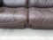 Brown Leather 2-Seater Sofas from de Sede, 1983, Set of 2, Image 8