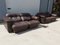Brown Leather 2-Seater Sofas from de Sede, 1983, Set of 2 5
