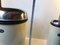 Vintage Waste Bin and Toilet Brush Set by Holger Nielsen for Vipp, 1990s, Set of 2 5
