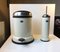 Vintage Waste Bin and Toilet Brush Set by Holger Nielsen for Vipp, 1990s, Set of 2, Immagine 1