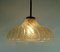 Mid-Century Ice Glass and Bubble Glass Pendant Lamp from Doria Leuchten, 1960s 10