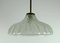 Mid-Century Ice Glass and Bubble Glass Pendant Lamp from Doria Leuchten, 1960s 4