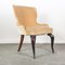 Sessel aus Holz & Samt, 1950er 1
