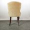 Sessel aus Holz & Samt, 1950er 3
