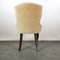 Wood & Velvet Lounge Chair, 1950s, Image 3