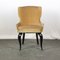 Fauteuil en Bois & Velours, 1950s 5