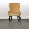 Wood & Velvet Lounge Chair, 1950s 5