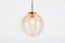 Mid-Century Etched Glass Globe Pendant Lamps from Raak, 1960s, Set of 2 3