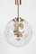 Grande Lampe à Suspension Modèle Ball Boule en Verre par Ger Furth pour Doria Leuchten, 1960s 3