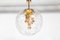 Grande Lampe à Suspension Modèle Ball Boule en Verre par Ger Furth pour Doria Leuchten, 1960s 10