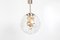 Grande Lampe à Suspension Modèle Ball Boule en Verre par Ger Furth pour Doria Leuchten, 1960s 11