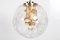 Lampada a sospensione grande modello Planets Glass Ball di Ger Furth per Doria Leuchten, anni '60, Immagine 4