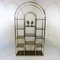 Large Hollywood Regency Style Brass and Smoked Glass Display Wall Unit, 1960s, Immagine 17