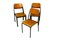 Swedish School Chairs, 1950s, Set of 7 5