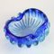 Blue Gradient Murano Glass Bowl, 1940s 1