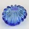 Blue Gradient Murano Glass Bowl, 1940s 6