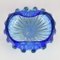 Blue Gradient Murano Glass Bowl, 1940s 3