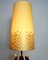 French Lotus Flower Table Lamp, 1950s, Image 3