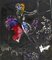 Litografía Night in Paris de Marc Chagall, 1954, Imagen 5