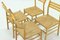 Italian Rope and Beech Dining Chairs, 1960s, Set of 4 6