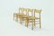 Italian Rope and Beech Dining Chairs, 1960s, Set of 4 10