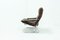 Mid-Century Chrome and Leather Recliner Chair & Ottoman, 1960s, Set of 2, Image 5
