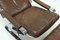 Mid-Century Chrome and Leather Recliner Chair & Ottoman, 1960s, Set of 2 9