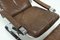 Mid-Century Chrome and Leather Recliner Chair & Ottoman, 1960s, Set of 2, Image 9