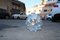 Jarrón de cristal de Murano transparente, años 60, Imagen 4