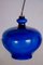 Vintage Blue Pendant Lamp by Hans-Agne Jakobsson for Hans-Agne Jakobsson AB Markaryd, 1970s 3